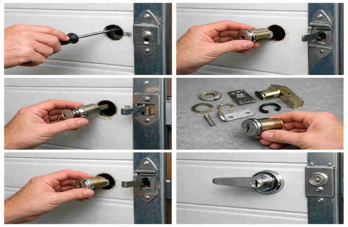 How to Change a Garage Door Lock