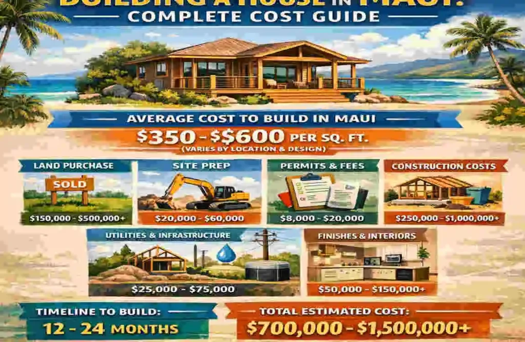 how much does it cost to build a house in maui