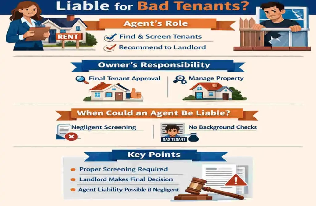 Are Real Estate Agents Liable for Bad Tenants? A Simple Guide Are Real Estate Agents Liable for Bad Tenants?