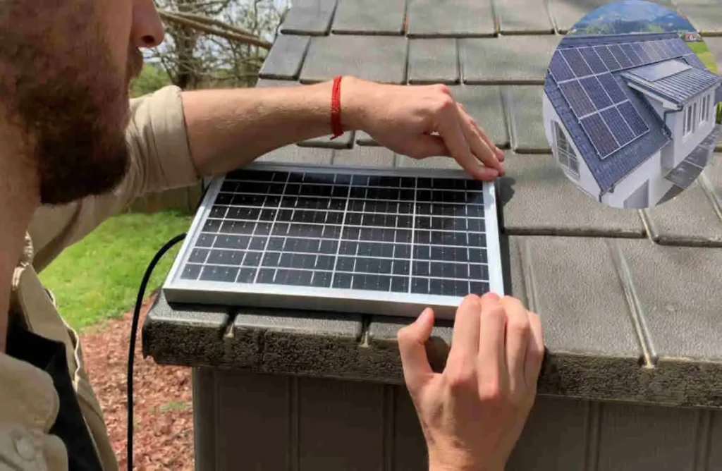how to install solar light at home