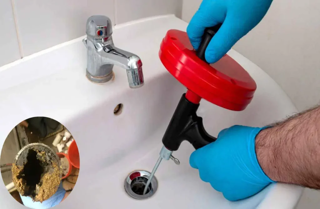 how to unclog water lines in house