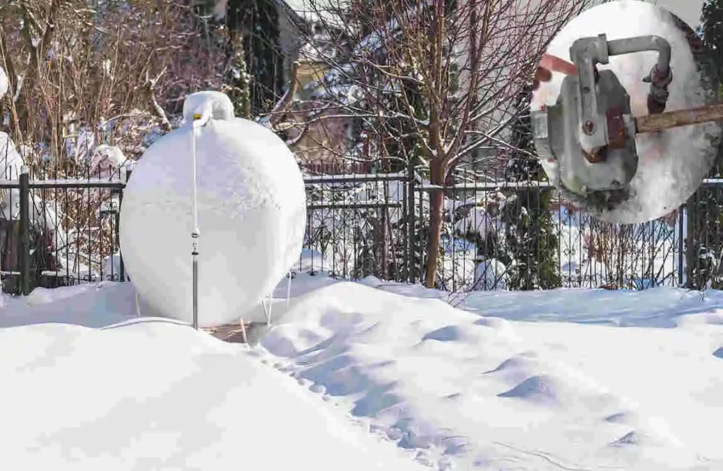 can gas lines freeze in a house