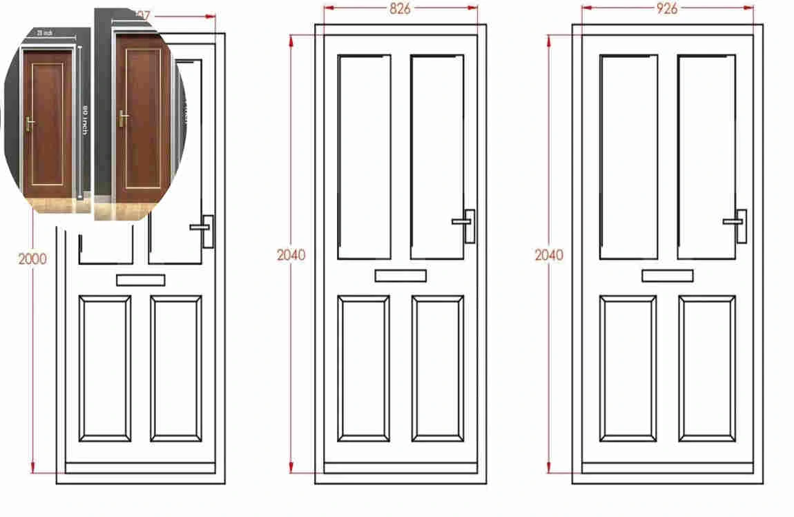 how tall is a standard door