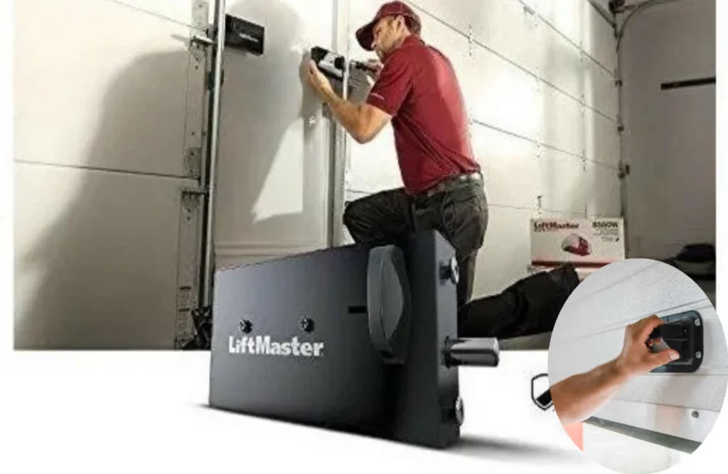 how to change garage door lock