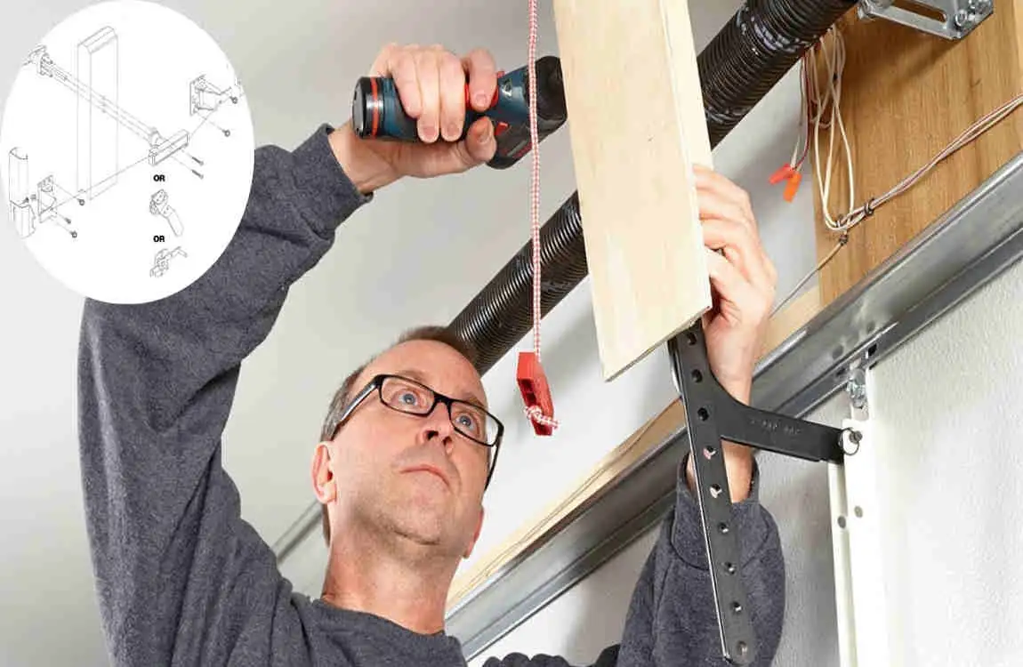 how to change garage door lock