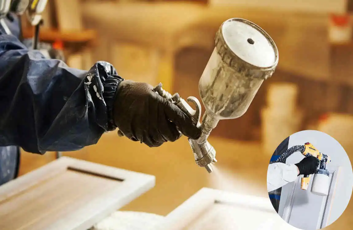can you use canned spray paint for kitchen cabinets