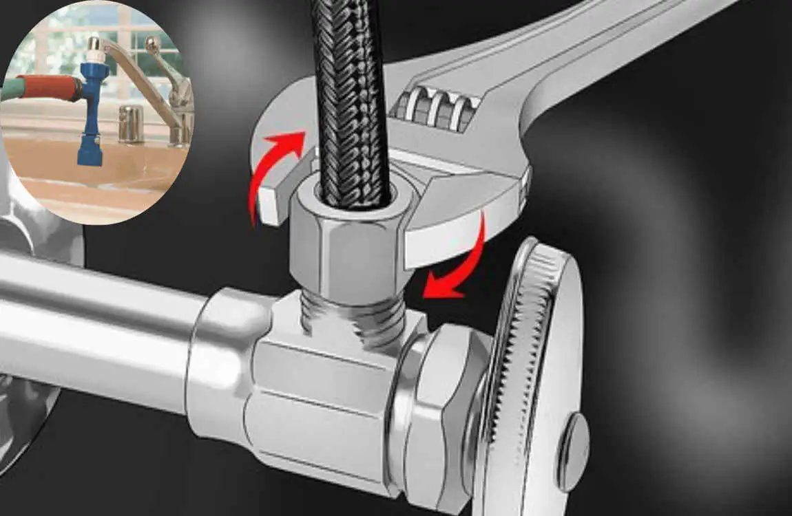 how to connect a water hose to a kitchen faucet