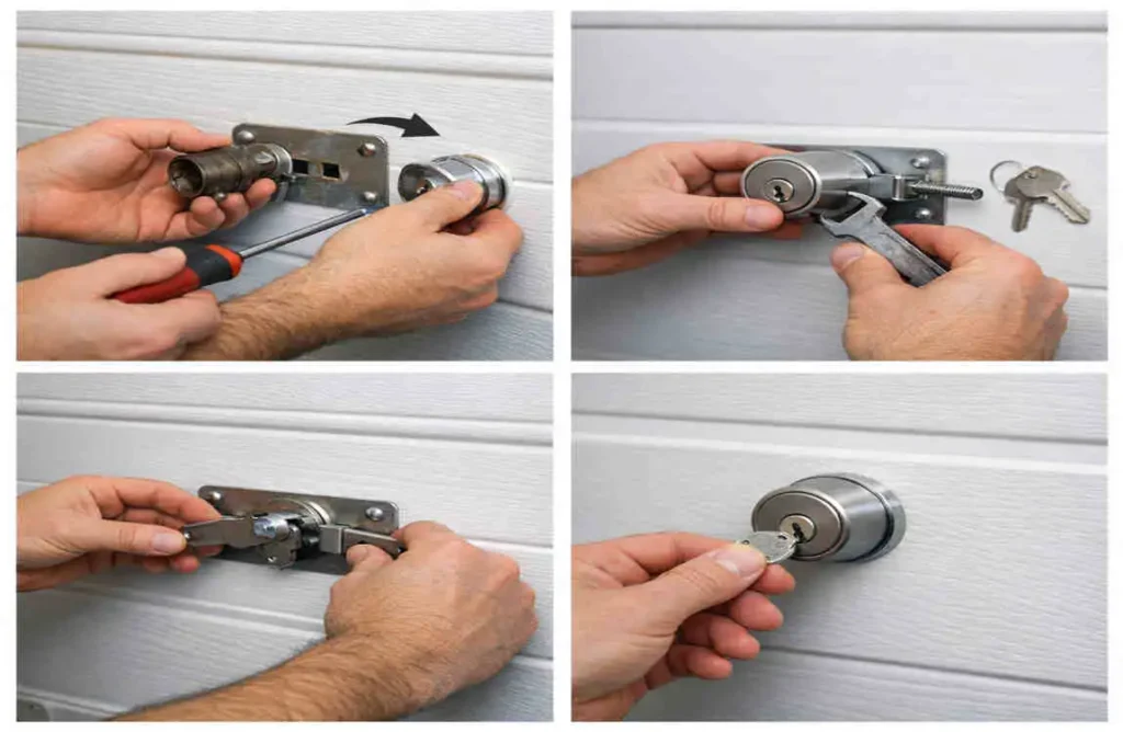How to Change a Garage Door Lock