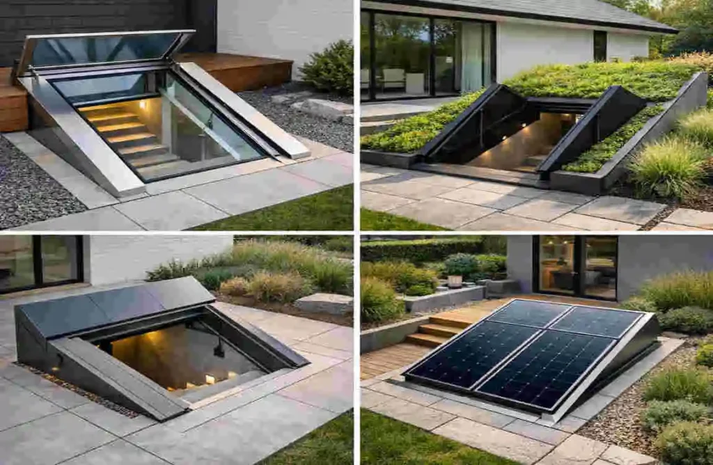 Smart Sloped Basement Door Ideas for Modern Homes how to bild sloped basement doors