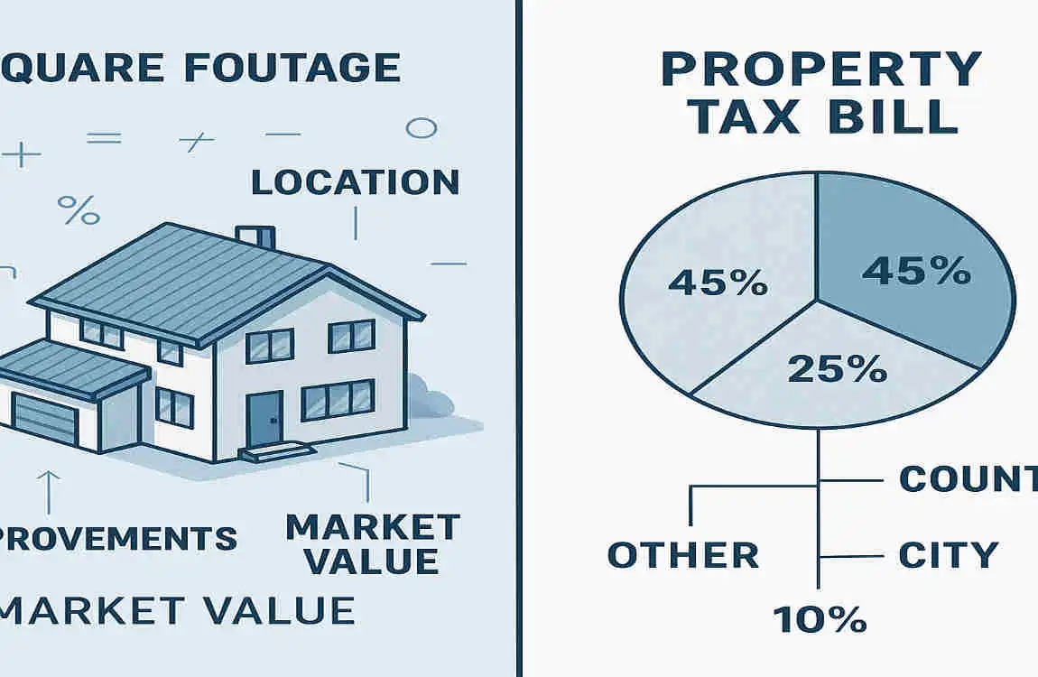 are real estate taxes the same as property taxes