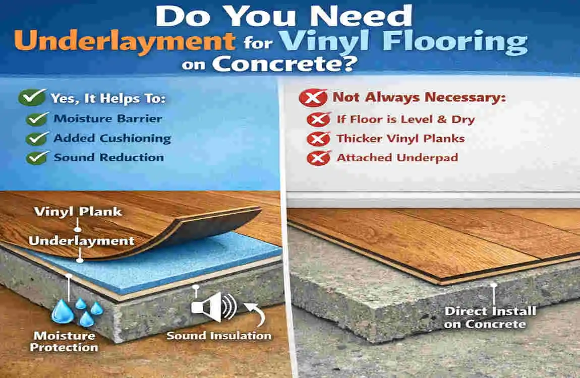 Do You Need Underlayment for Vinyl Flooring on Concrete?