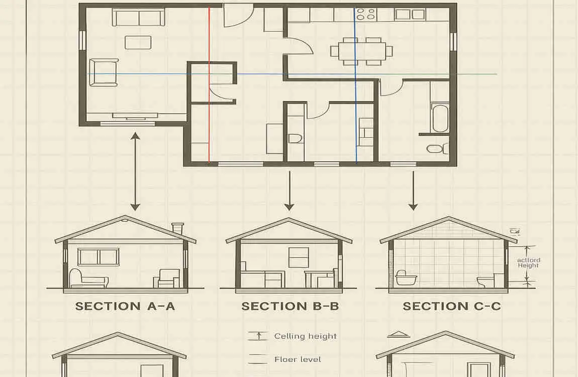what is used to divide floor plans into sections