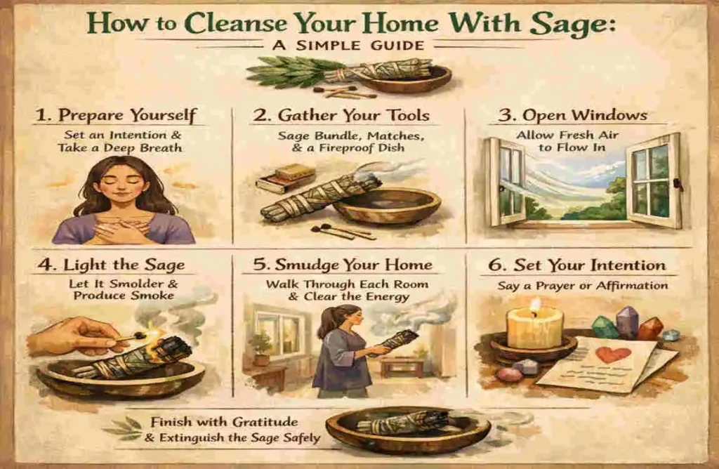 how to cleanse home with sage