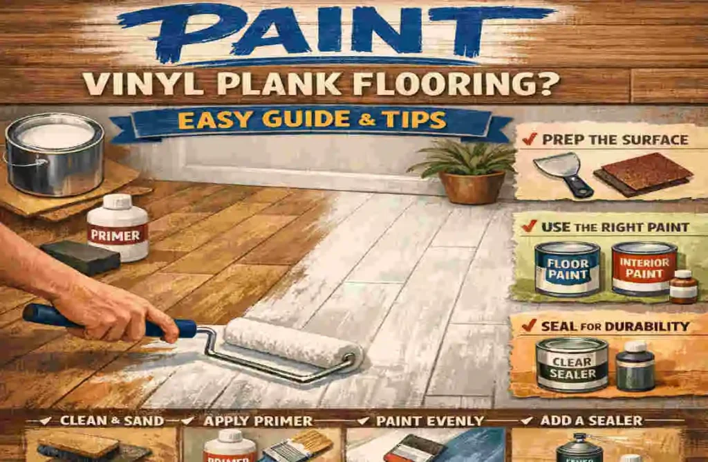 Can You Paint Vinyl Plank Flooring?