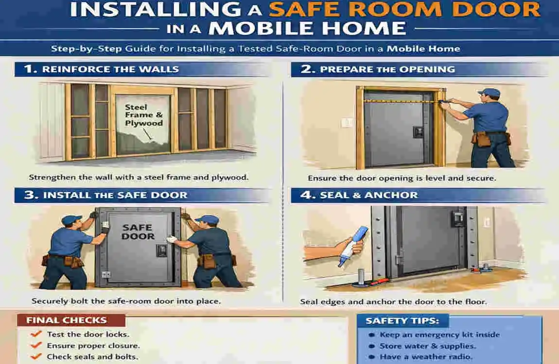 how to build a safe room in a mobile home