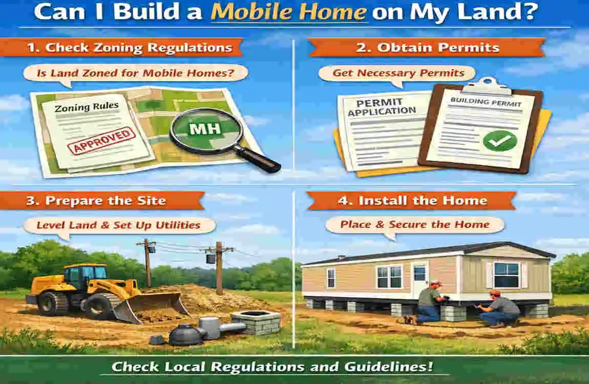 Can I Build a Mobile Home on My Land?