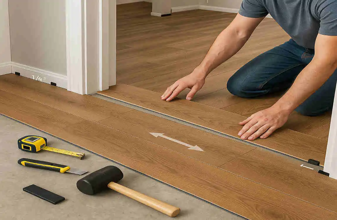 Which Direction to Lay Vinyl Plank Flooring in Multiple Rooms of Your House?