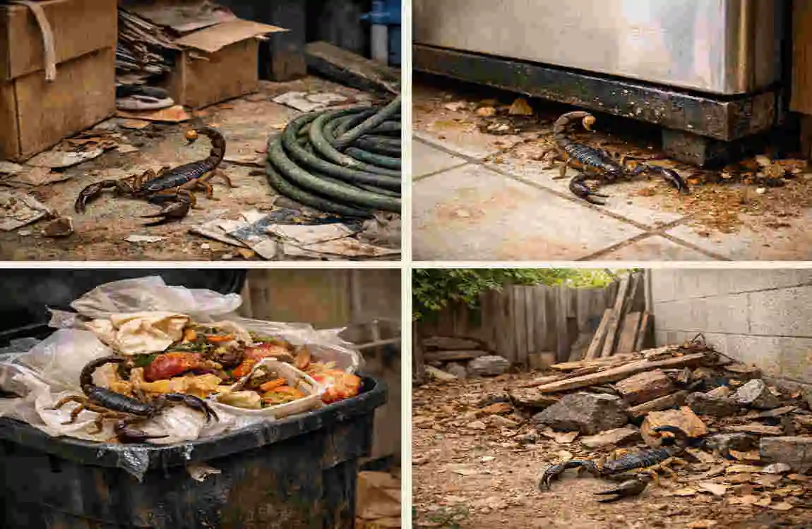 what attracts scorpions to your house cleaning tips