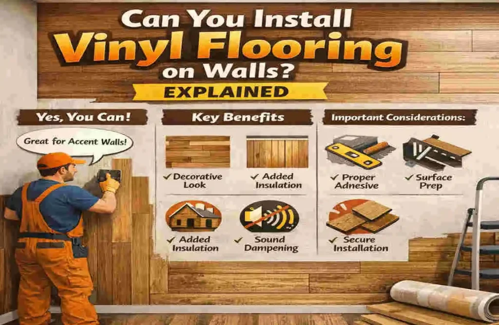 Can You Install Vinyl Flooring on Walls?