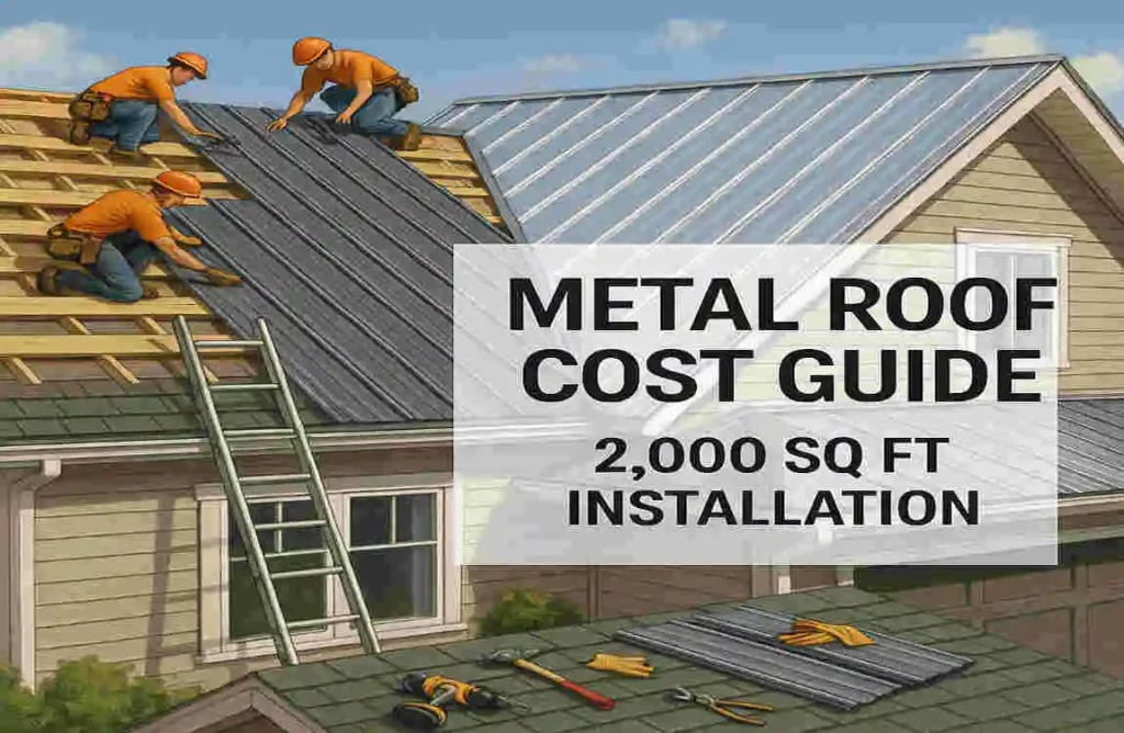 Metal Roof Cost Guide: Installing on a 2,000 Sq Ft House Explained