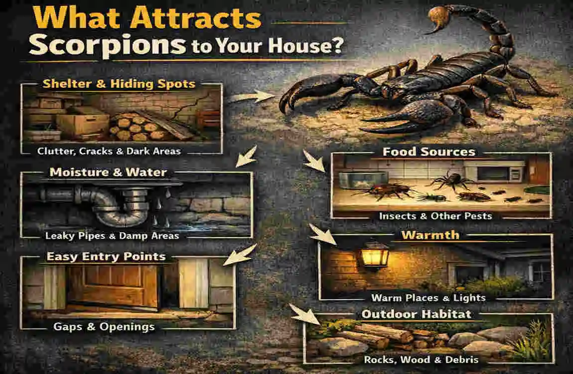 what attracts scorpions to your house cleaning tips