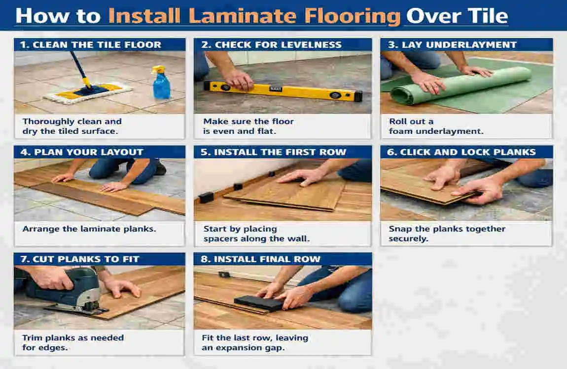 Can You Put Laminate Flooring Over Tile?
