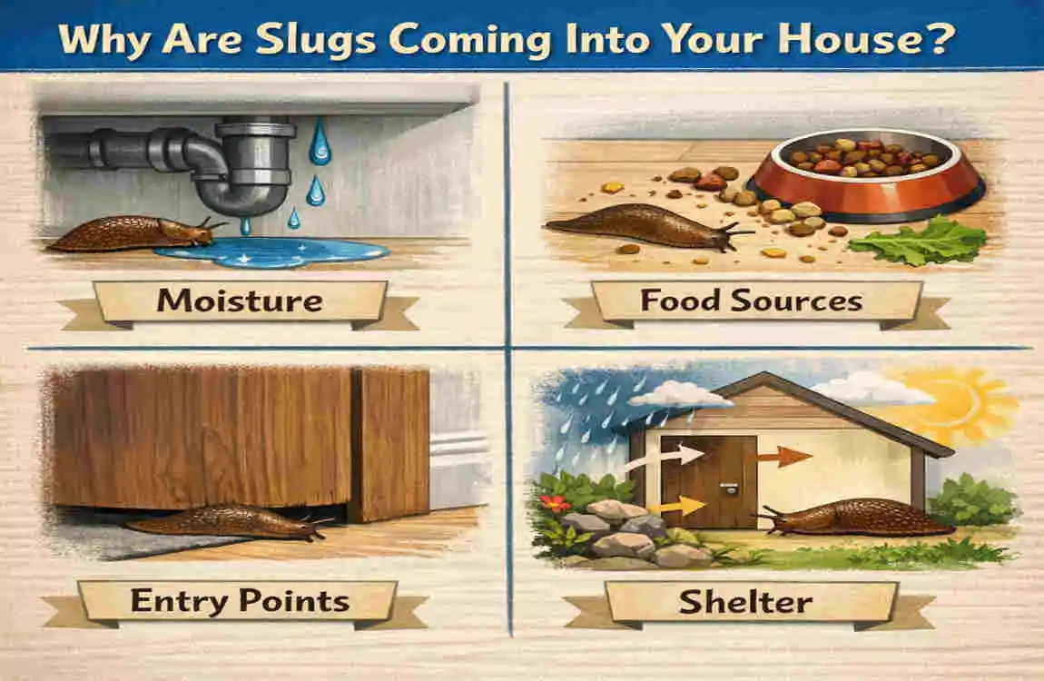 how do you stop slugs from coming in your house