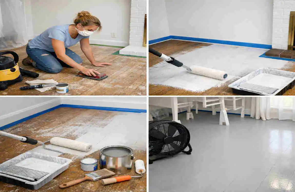 Can You Paint House Flooring?