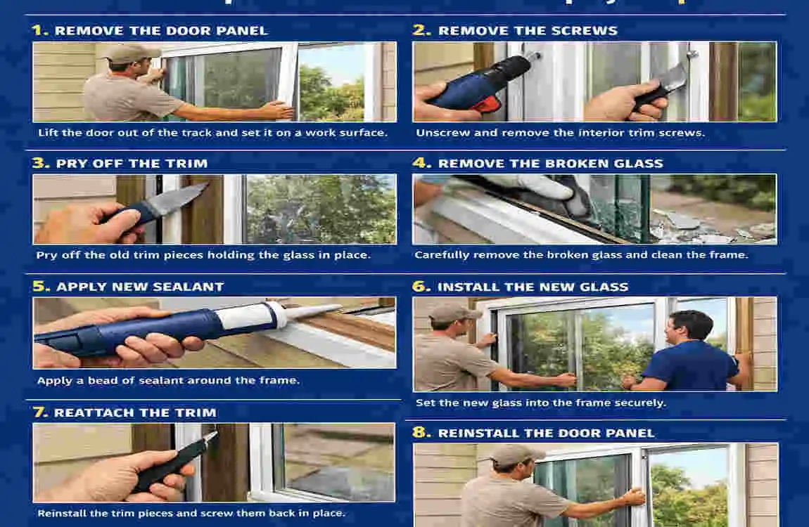 How to Replace Patio Door Glass: 