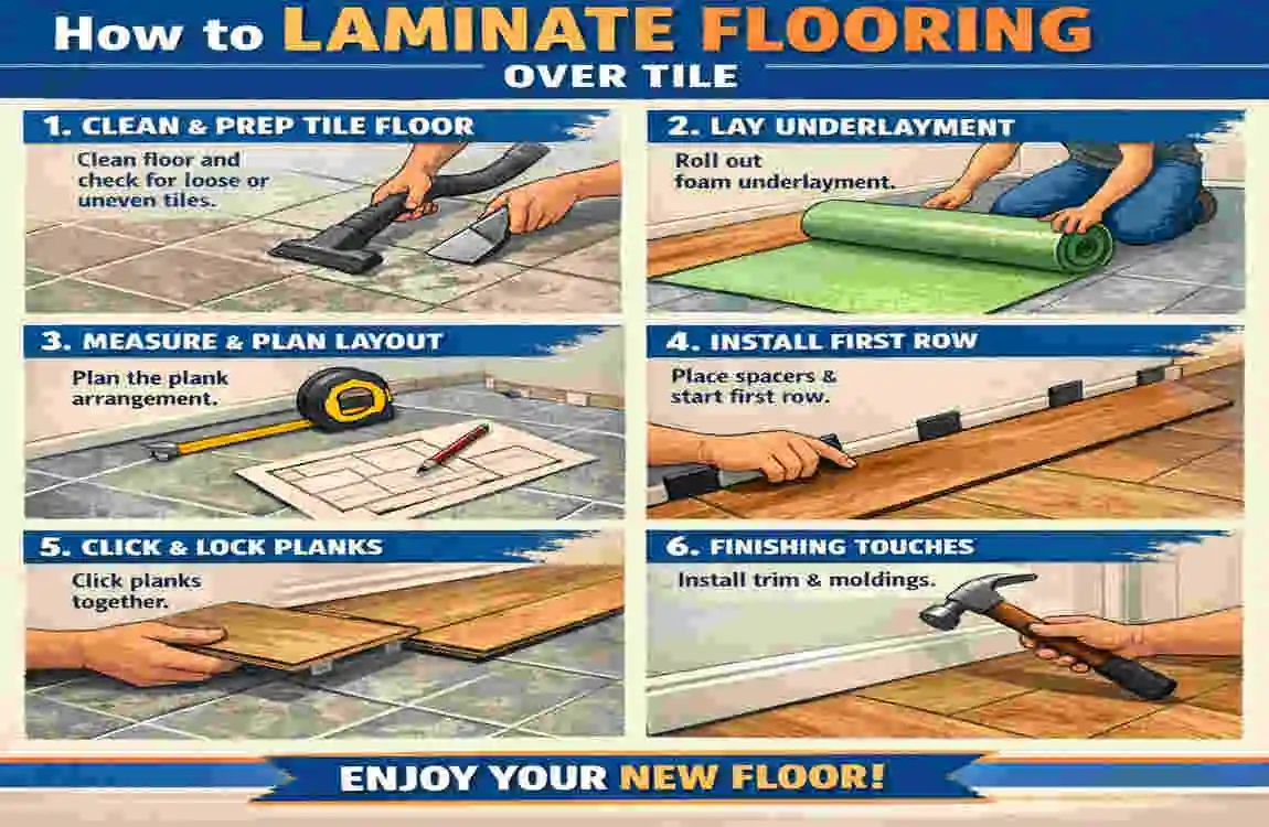 Can You Install Laminate Flooring Over Tile?