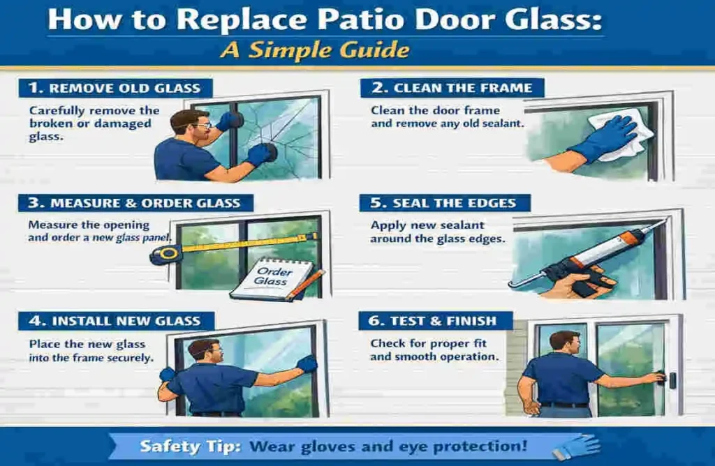 How to Replace Patio Door Glass: