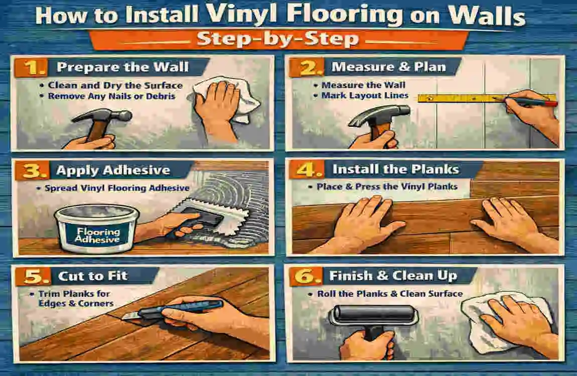 Can You Install Vinyl Flooring on Walls?