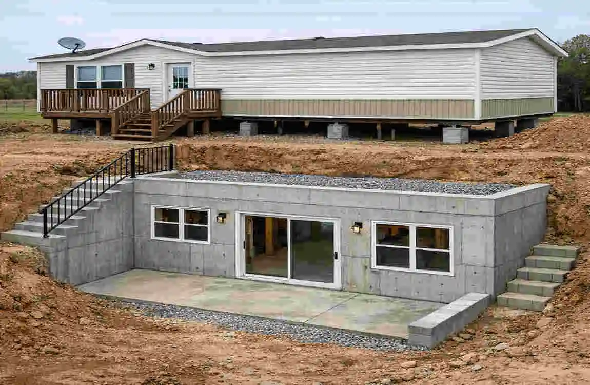 Can You Build a Basement Under a Mobile Home?