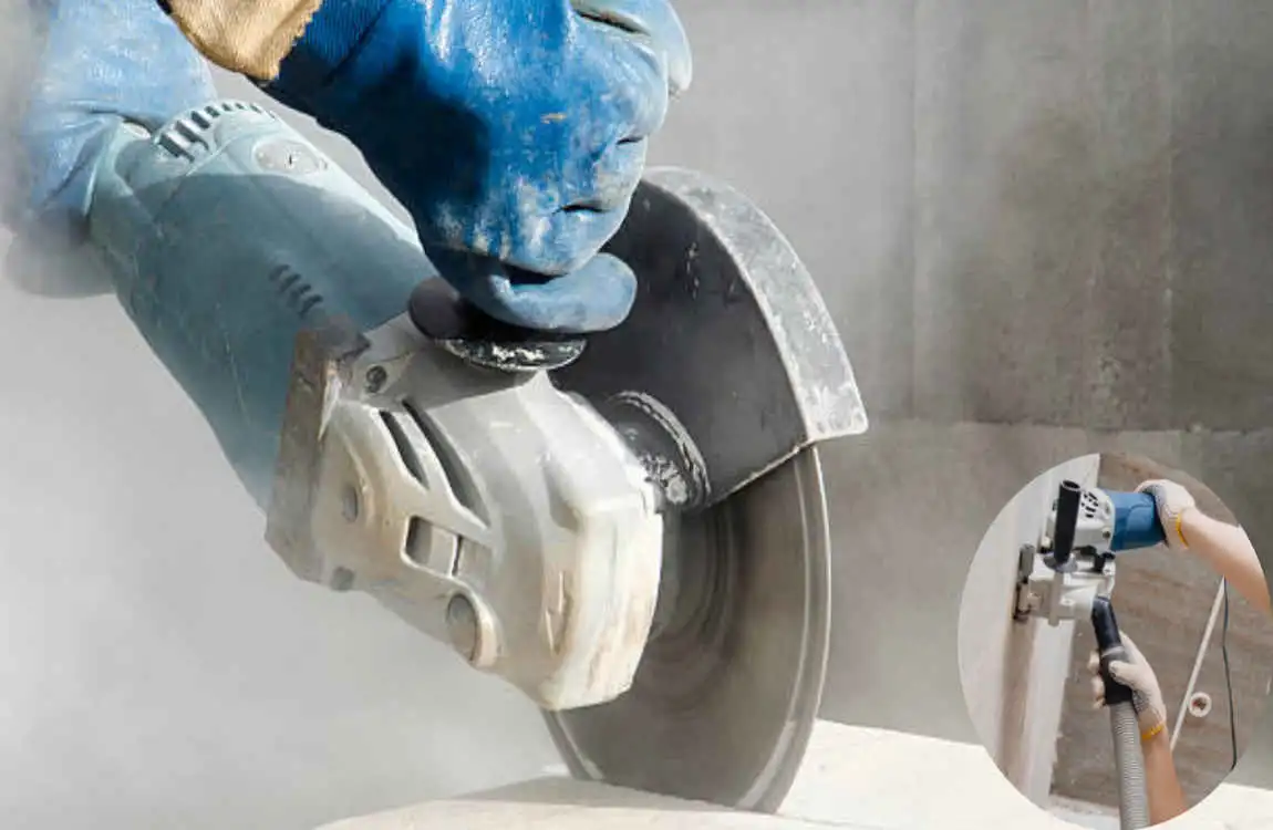 how to cut concrete wall for door