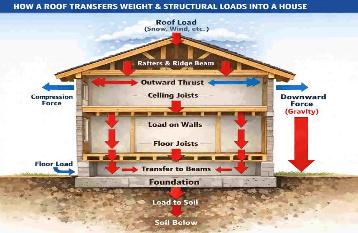 How Is a Roof Attached to a House?