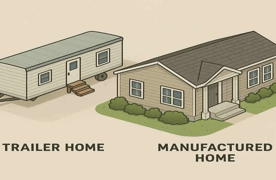 Trailer vs. Manufactured Home: Key Differences Explained for Buyers and Homeowners in 2025