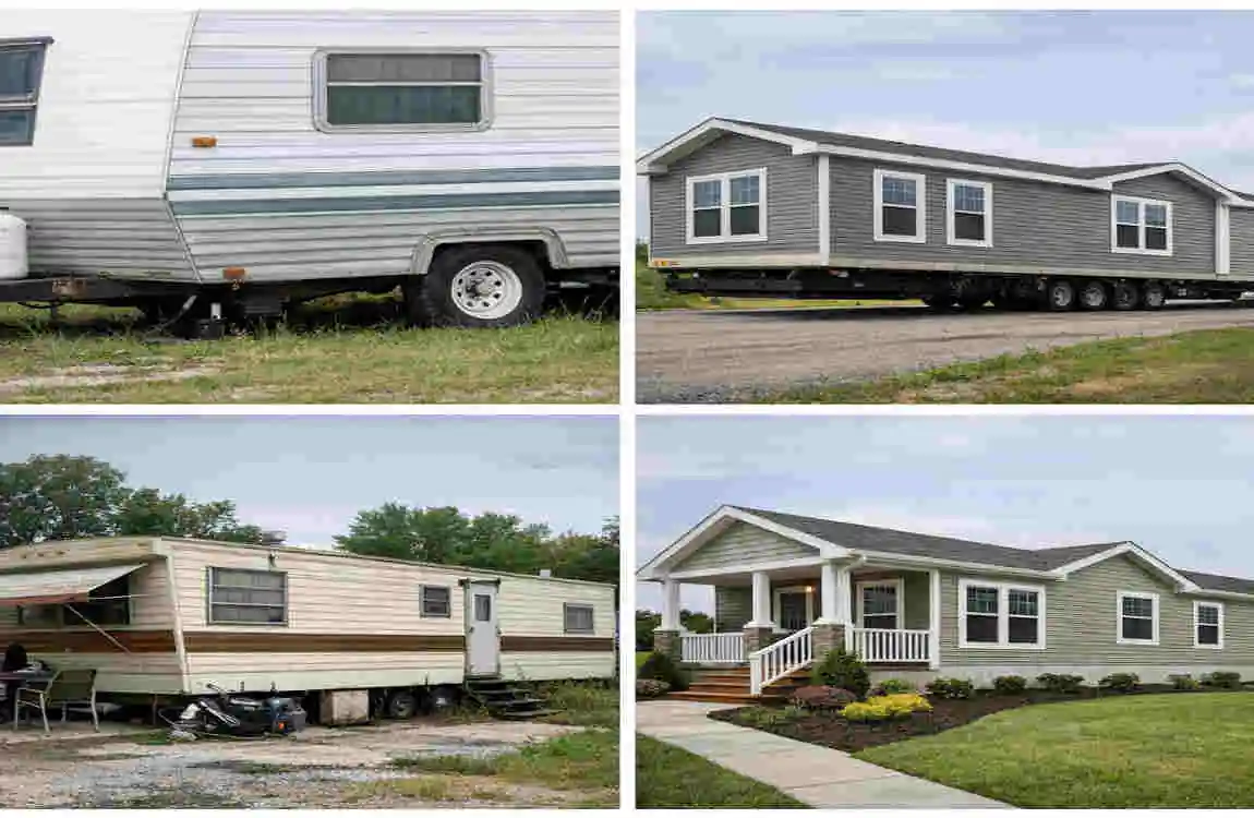 what's the difference between a trailer and a manufactured home