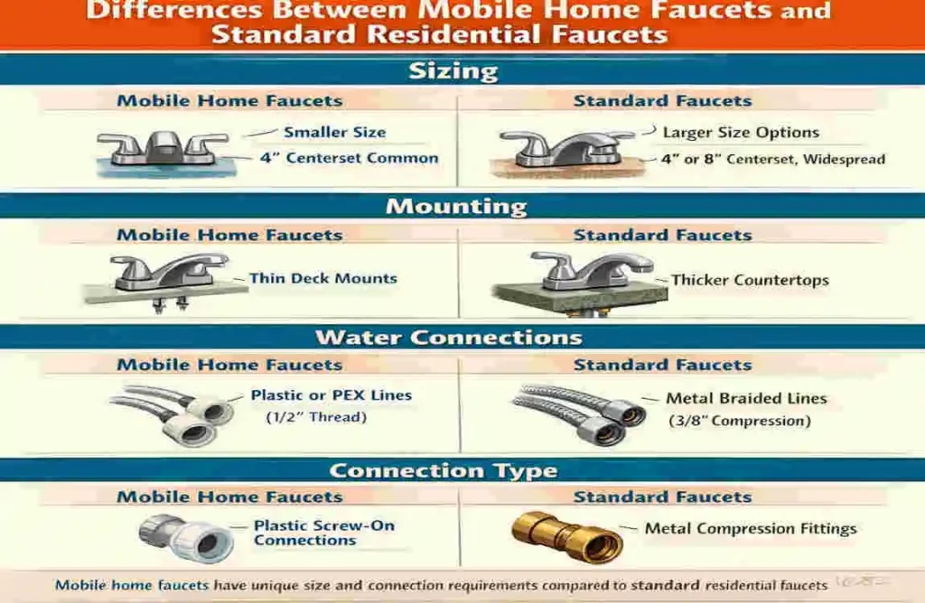 Are Mobile Home Faucets Different?