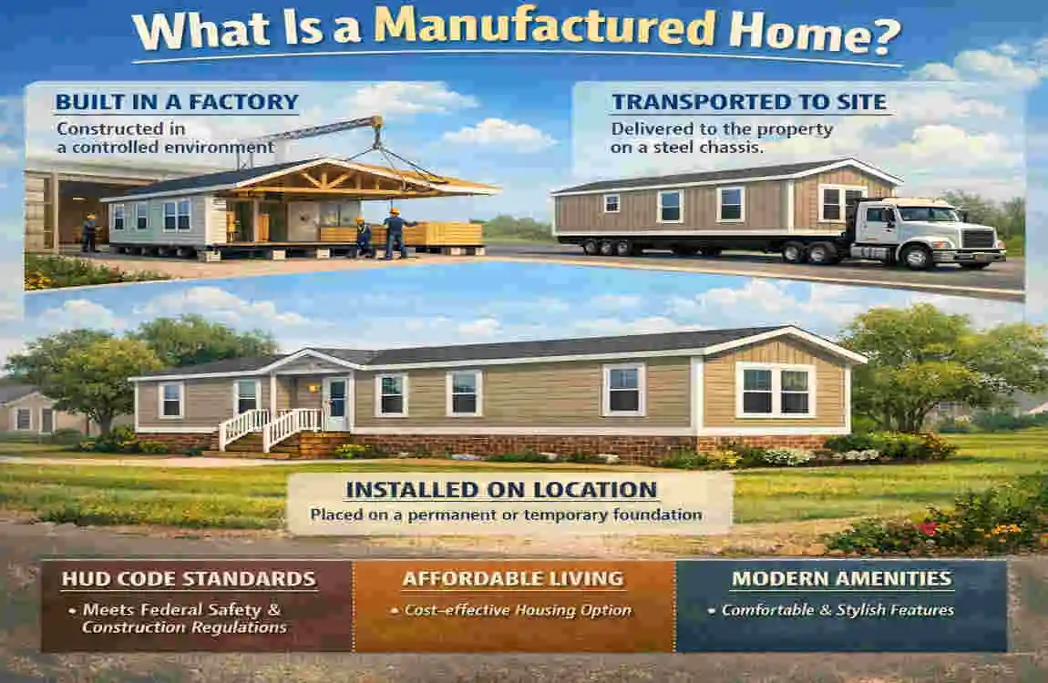 what's the difference between a trailer and a manufactured home