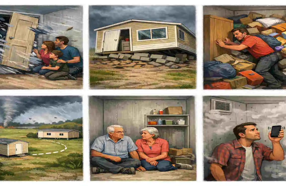 how to build a safe room in a mobile home