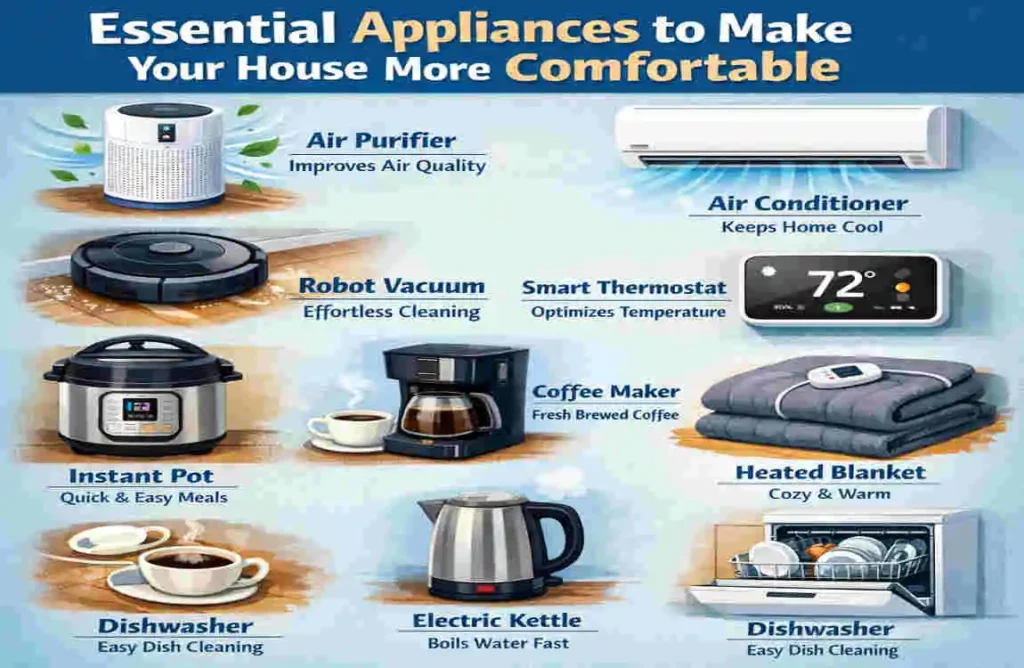 what appliances does a house need