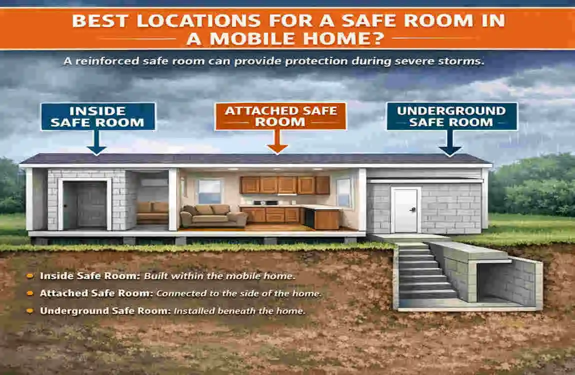 how to build a safe room in a mobile home