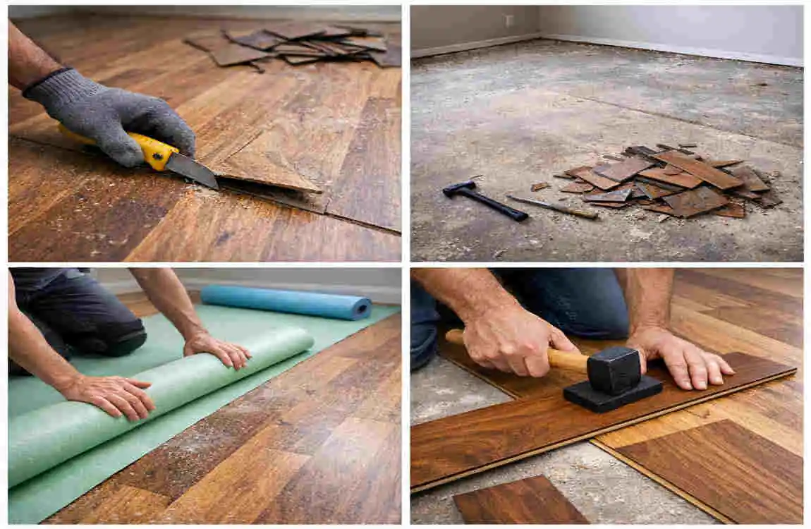 What to Do With Old Laminate Flooring and Convert New Flooring