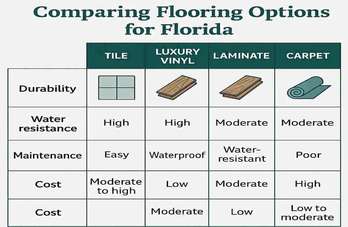 Top Flooring Choices for Florida Homes: Durable, Moisture-Resistant & Stylish Options for Every Room