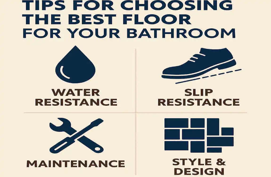 Best Bathroom Flooring Options for Every House: Durable, Stylish, and Water-Resistant Choices