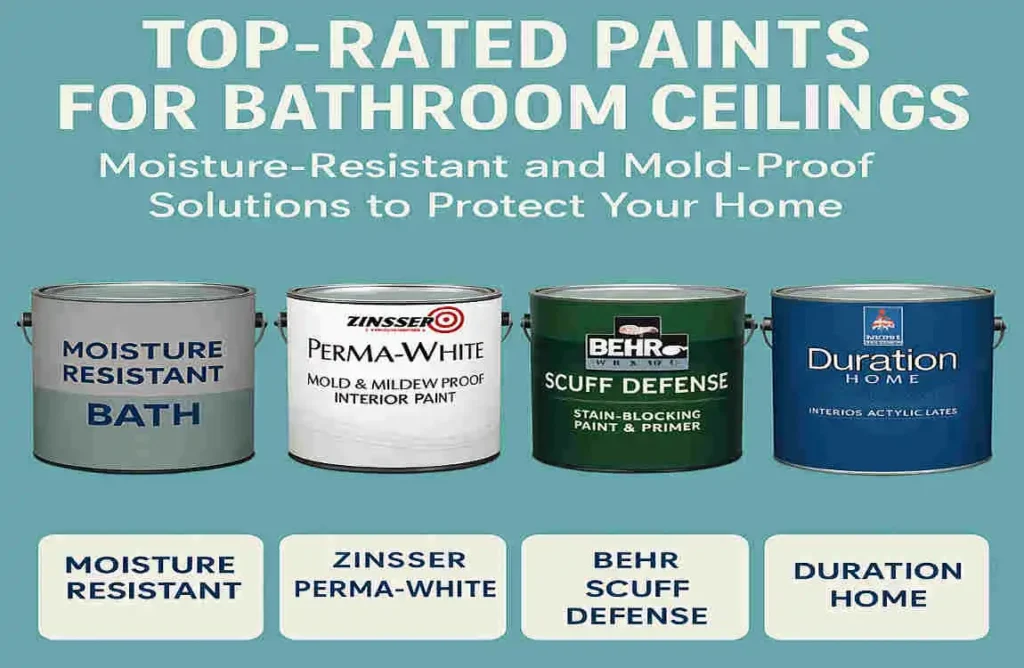 Top-Rated Paints for Bathroom Ceilings: Moisture-Resistant and Mold-Proof Solutions to Protect Your Home