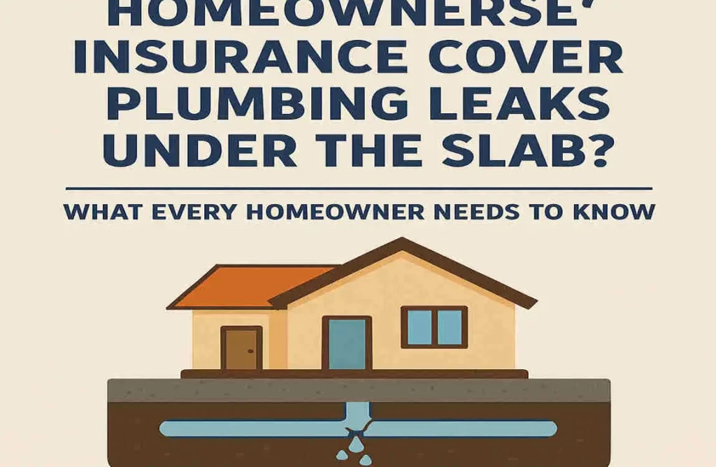 Does Homeowners Insurance Cover Plumbing Leaks Under the Slab? What Every Homeowner Needs to Know Does Homeowners Insurance Cover Plumbing Leaks Under the Slab? What Every Homeowner Needs to Know