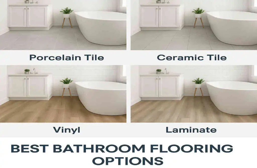 Best Bathroom Flooring Options for Every House: Durable, Stylish, and Water-Resistant Choices