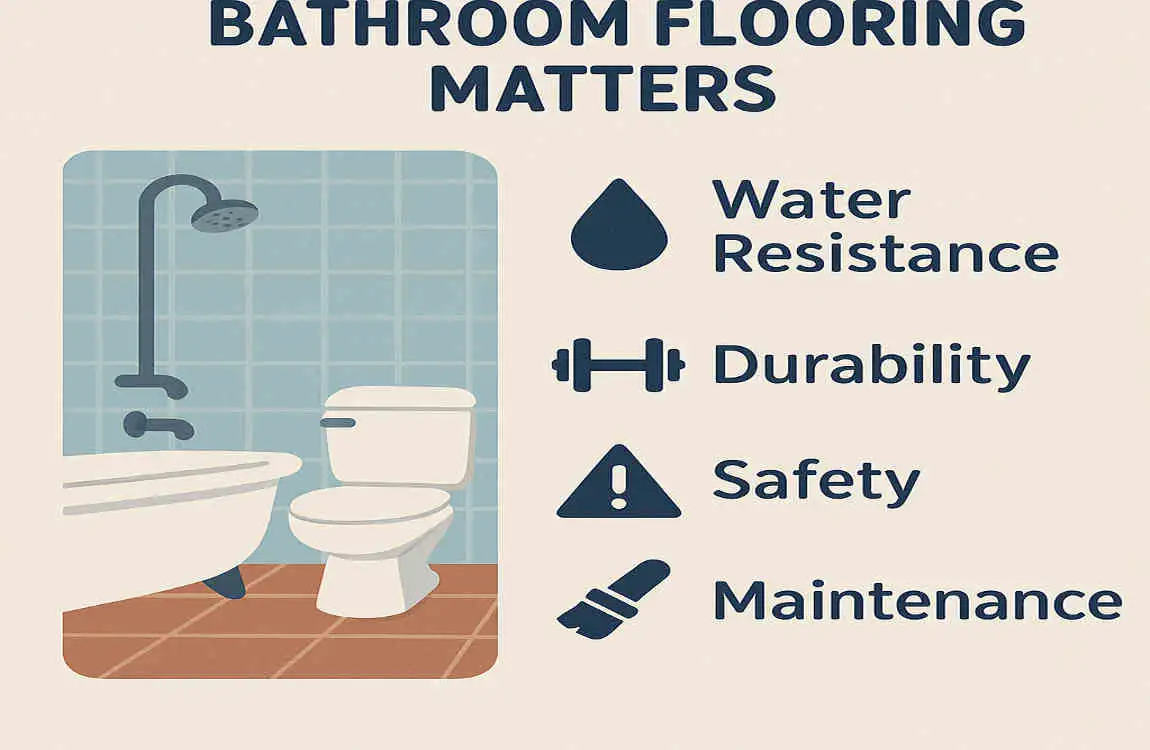 Best Bathroom Flooring Options for Every House: Durable, Stylish, and Water-Resistant Choices