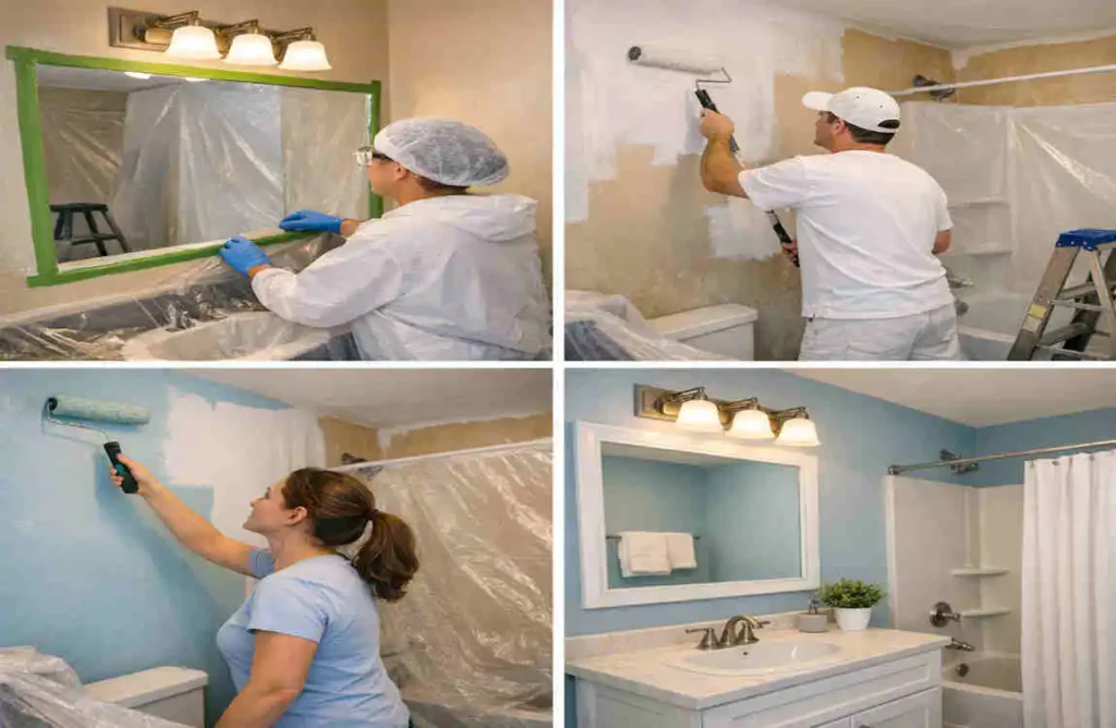 How Long to Paint a Bathroom?